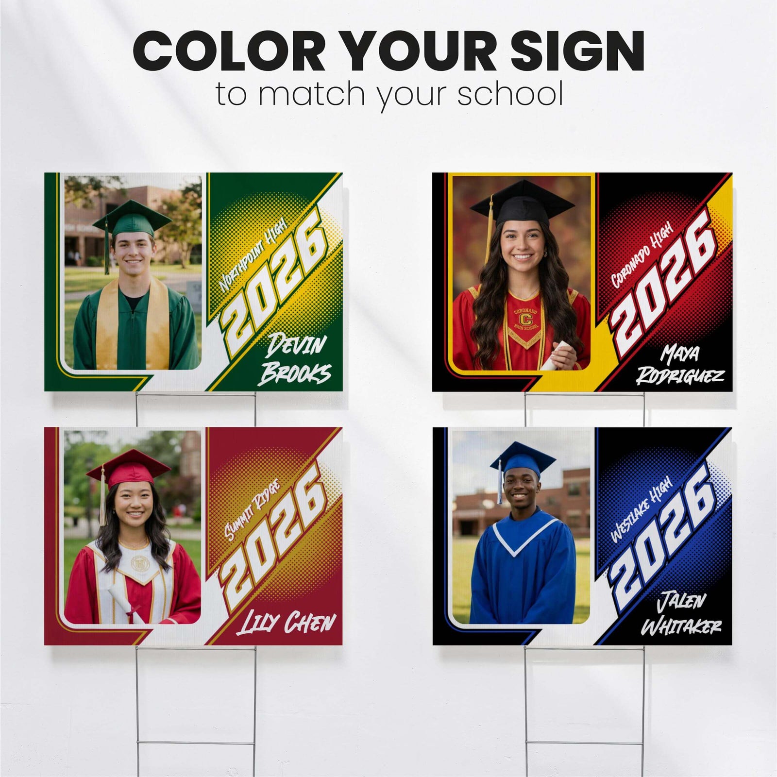 Amplify Senior Yard Sign – Custom Bundle (Class of 2026)