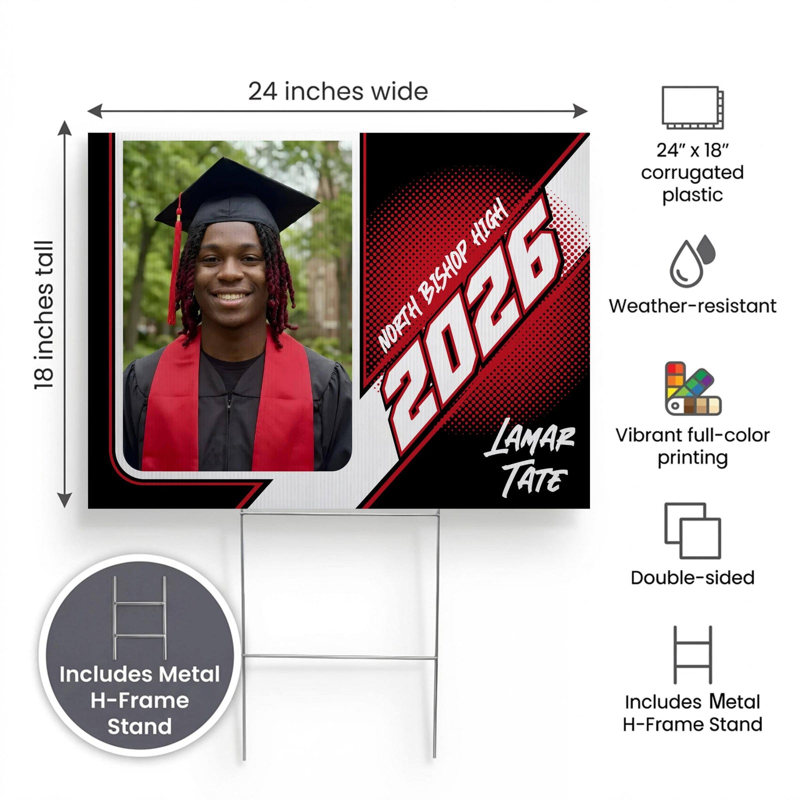 Amplify Senior Yard Sign – Custom Bundle (Class of 2026)